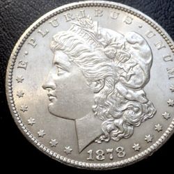 1878-CC US SILVER DOLLAR CHOICE MORGAN BU