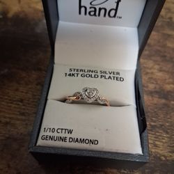 Silver Diamond Ring