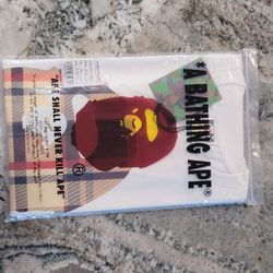 Bape X Burberry T Shirt xl