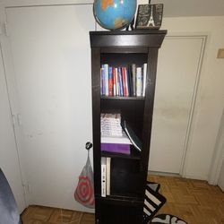 2 large solid wood bookcase cabinets