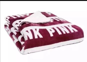 Victoria Secret Sherpa Blanket "Pink"