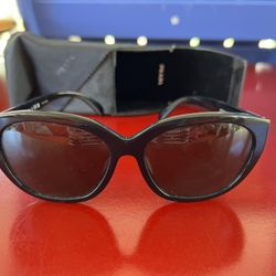 Prada BP(contact info removed)8 Black Sunglasses
