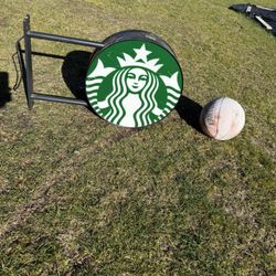 Vintage Starbucks Sign 