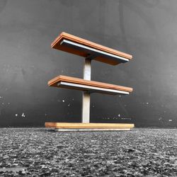 Sturdy Mid Century Modern Styled Handmade Industrial Shelf