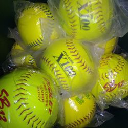 NEW 12 INCH IN WRAPPERS MISCELLANEOUS SOFTBALLS 20 OF THEM only 100!!