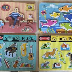 Set of 4 Sound Puzzles