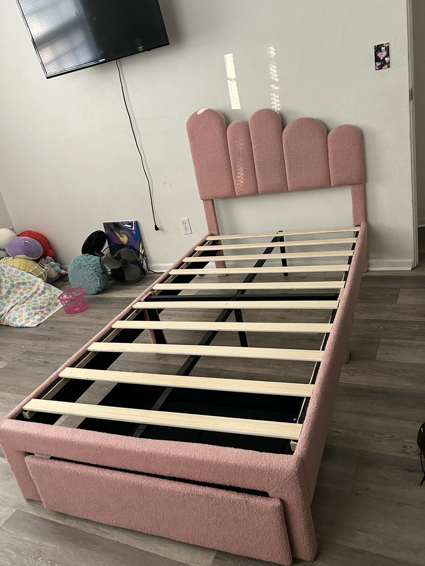 Pink Twin Bed Frame