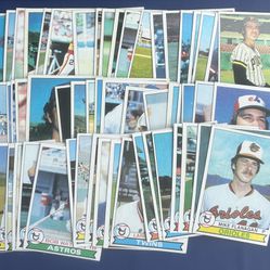 1979 Topps Baseball Card Lot No Duplicates