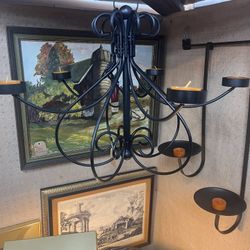 Black Metal Candelabra 