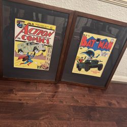 Action Comics- DC Comics - Superman / Batman - Wall Poster Set Of 2