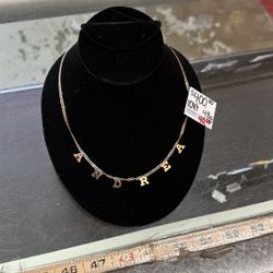 Andrea Ñame Necklace 10k 4.8 Grams 