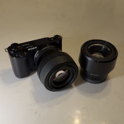 Sony ZV-e10 With 2 Lenses Excellent Condition 