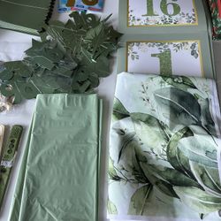 Sweet 16 Unused Party Supplies