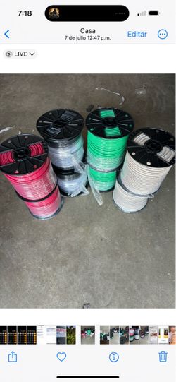 Electric Wire #10 stranded 500ft $125 each