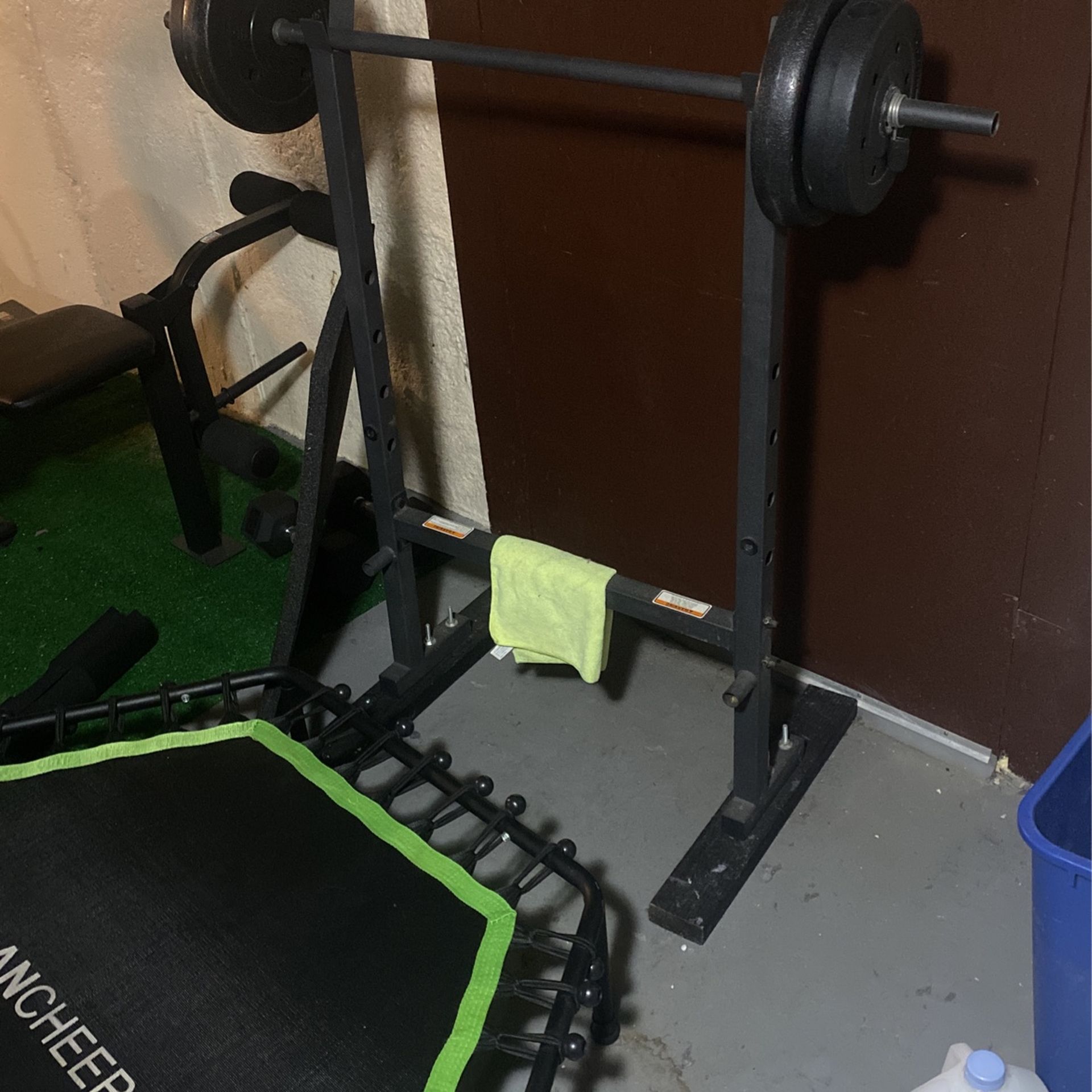 Smaller Curl Bar/Bar And Stand Gym Equipment