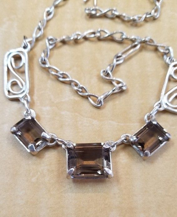 Necklace With Smokey Quartz