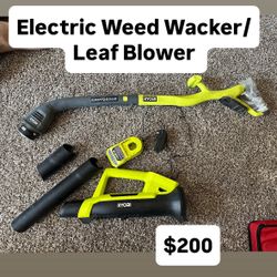 Weed Wacker And Leaf Blower Used