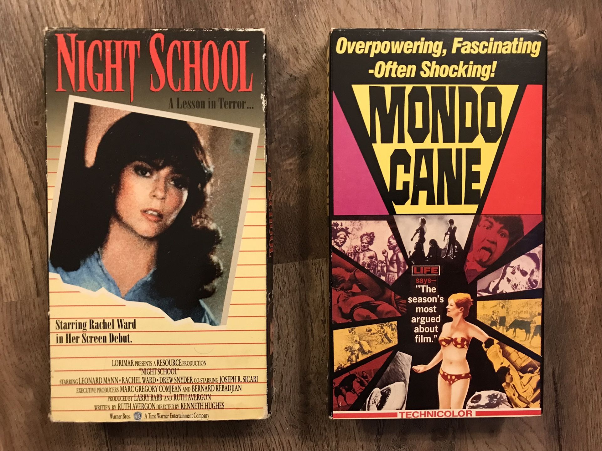 Horror VHS Tapes Movies