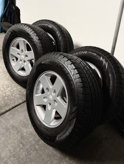Jeep Wrangler Rubicon Gladiator Wheels And NEW TIRES
