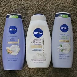 Three Women's Nivea Body Wash