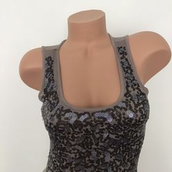 Michael Kors Sequin Tank Top Size L Brand New 