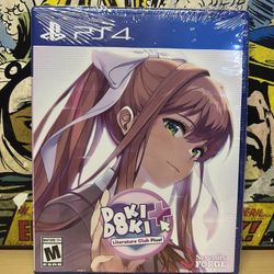 Doki Doki Literature Club Plus For Playstation 4 SEALED