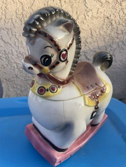 Vintage Gilner Rocking Horse Cookie Jar