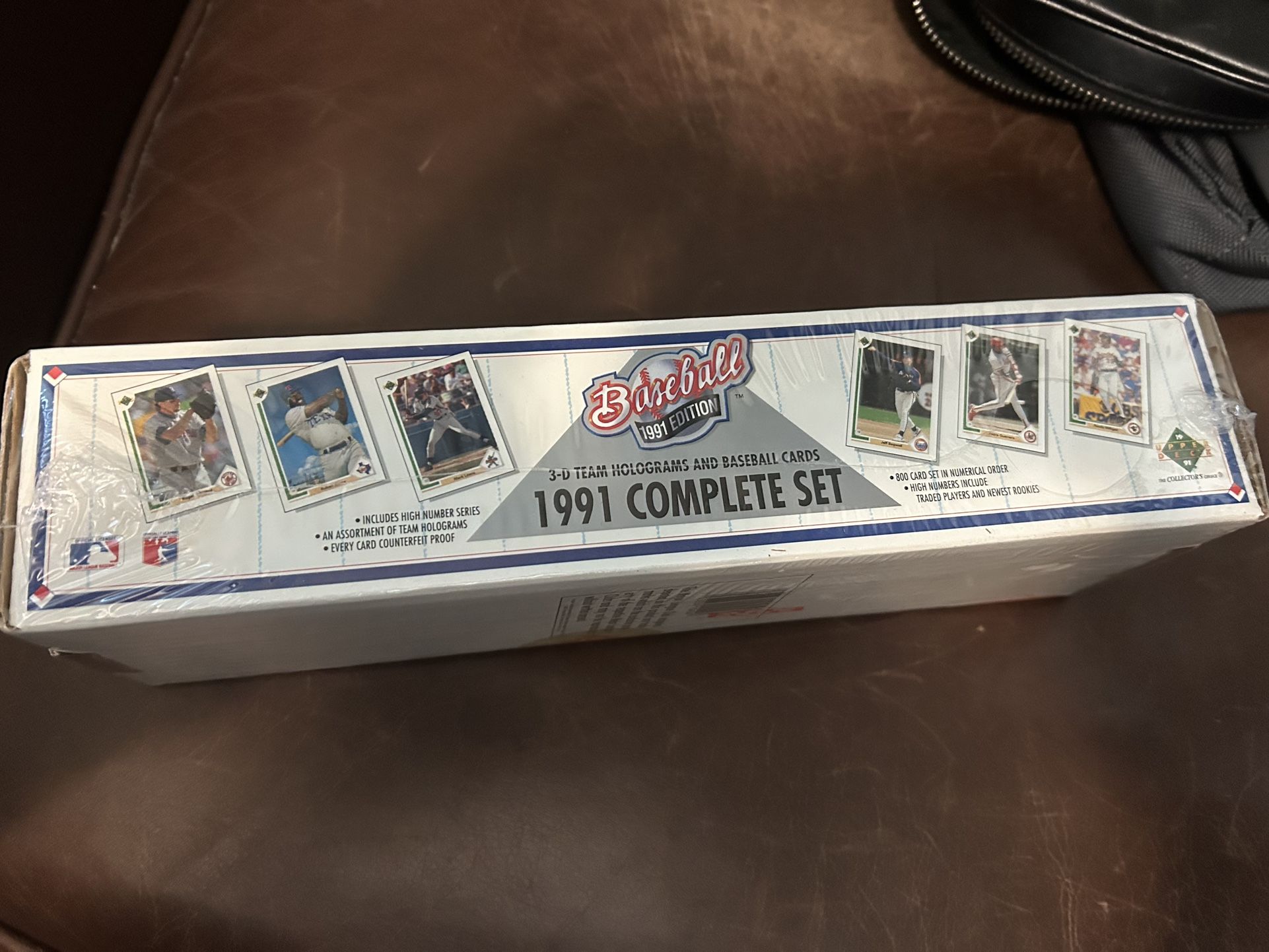 1991 Upper Deck 3D Team Holograms and Baseball Cards Complete Set NEW A295