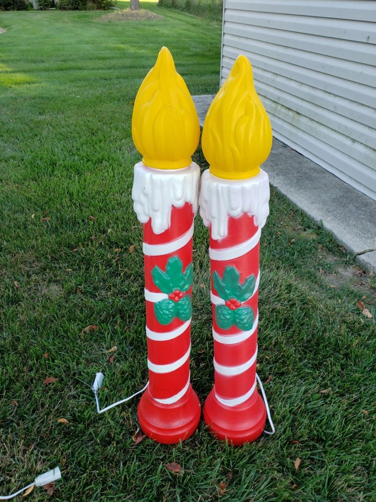 Christmas Lighted Candles