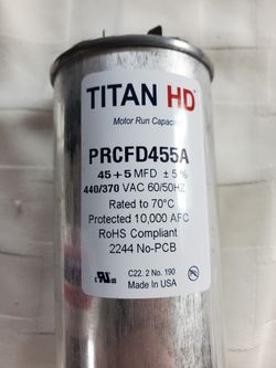 45+5 MFD Run Capacitor