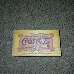 Old Style Coca-Cola Wooden Box 
