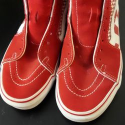 Red High Top Vans