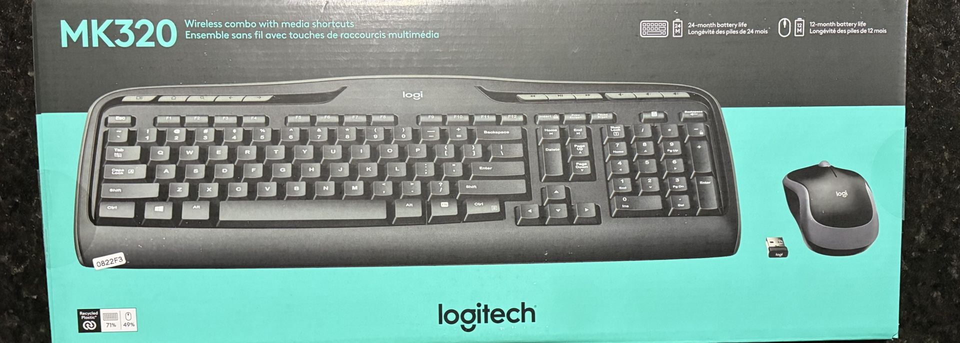 Logitech MK320 Wireless Desktop Keyboard and Mouse Combo (contact info removed)36