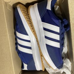 adidas Kids Run 70s 2.0 J Sneaker Navy Blue White Gum Sole