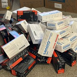 Nitrile Gloves (size M,L and S)