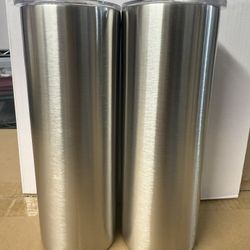 20oz stainless Steel insulated tumblers. Straight.