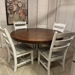 Ashley Furniture Round Dining Room Table Set 