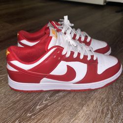 Gym red nike dunk size 10 men’s