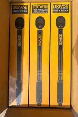 Lexivon 1/2-Inch Drive Click Torque Wrench (x3)