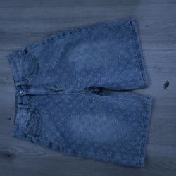 Light Washed Denim Shorts