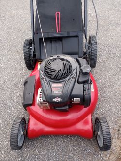 Really Nice Condition Craftsman Push Mower With Bagger And Side