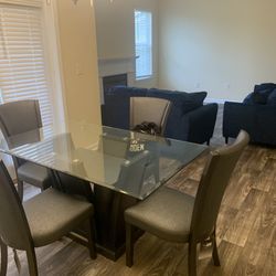 Brand New Glass Dining Room Table