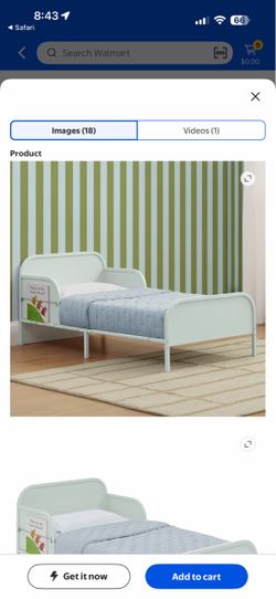 White Metal Toddler Bed Frame