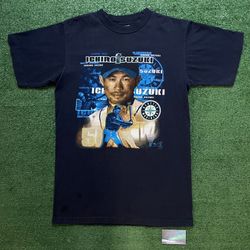 Vintage 1990s Seattle mariners Ichiro Suzuki photo tee