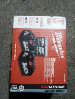Milwaukee Batteries New One 8.0 & One 6.0 New