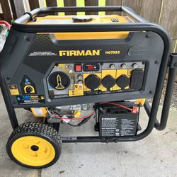 Firman H07553 Dual Fuel Portable Generator Electric Start