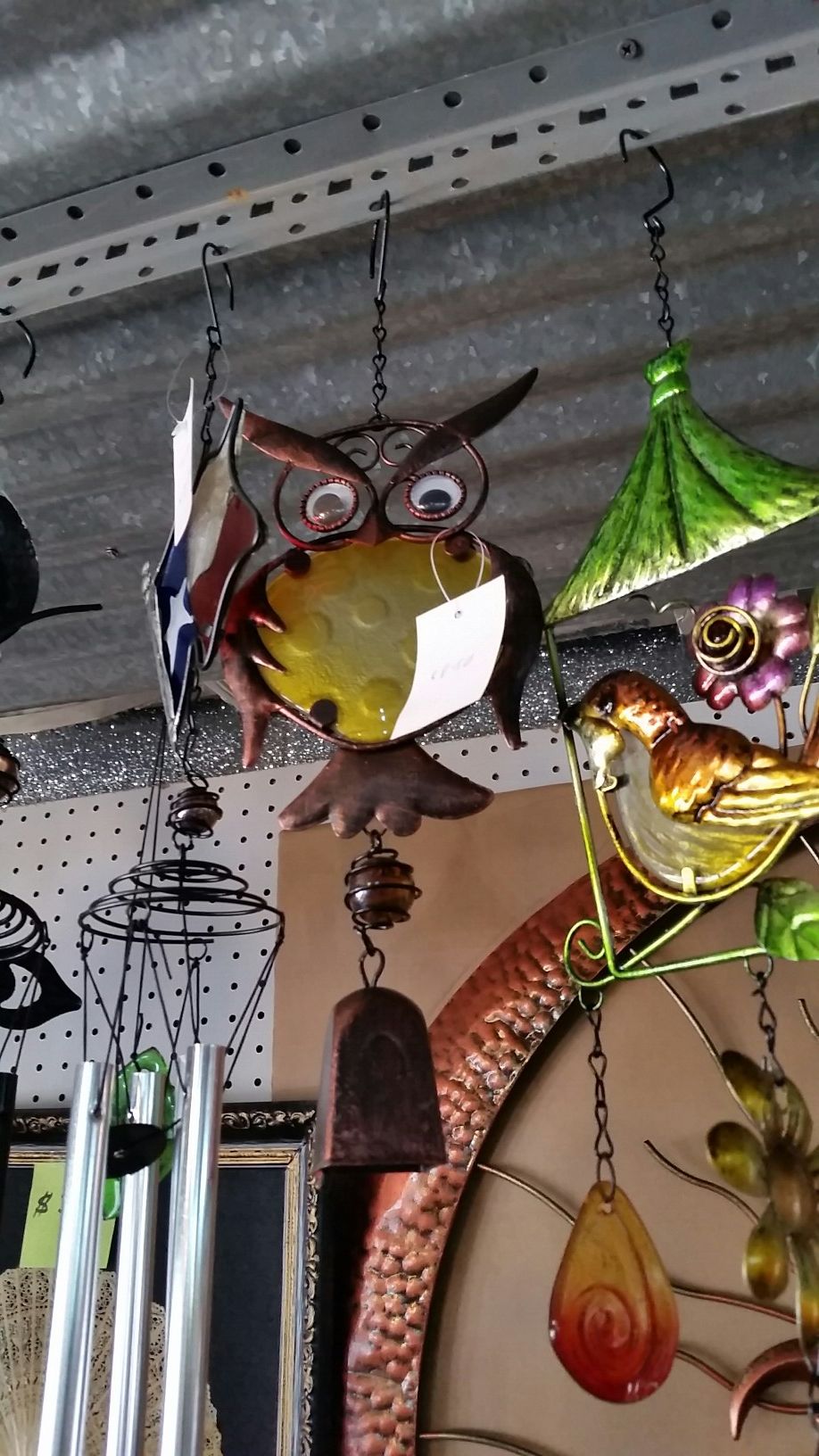 Owl wind chime