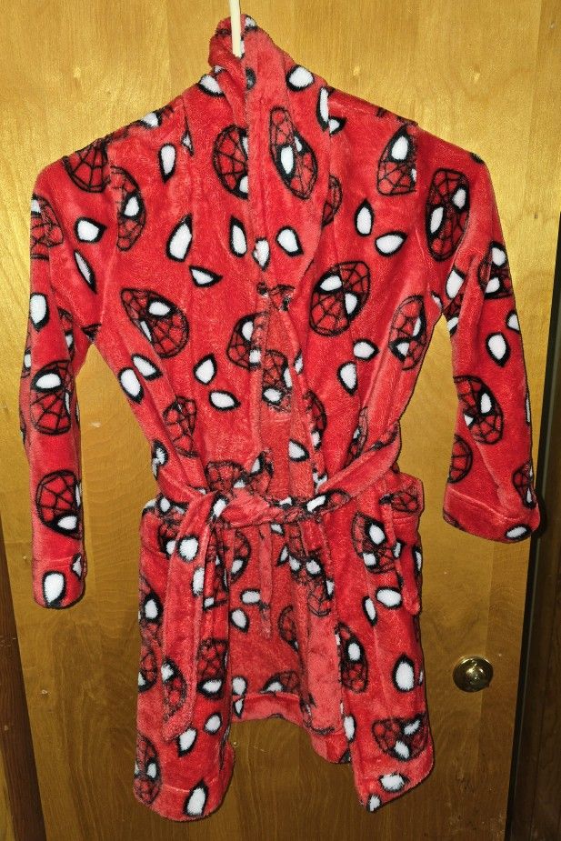 Spiderman sz.8 bath robe used 2x clean smoke free FIRM$$ Parma