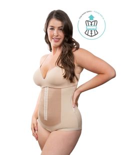 Belle Fit Post Partum Girdle Faja Large Dual Closure 