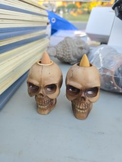 Skull Incense Cone Holder 